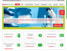 Tablet Screenshot of lymevereniging.nl
